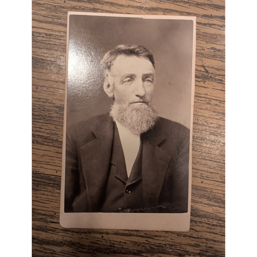Antique Cabinet Card Man Gentleman Victorian Portrait Greenville Pennsylvania